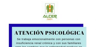 Atención Psicológica personas con insuficiencia renal crónica