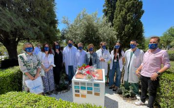DÍA NACIONAL DEL DONANTE DE ÓRGANOS 2021 Acto Homenaje a los Donantes de Órganos de la provincia de Jaén celebrado en el “Jardín de la Solidaridad” del Hospital Universitario de Jaén